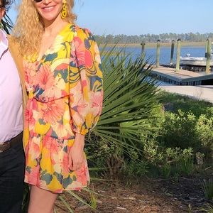 Alexis floral midi dress